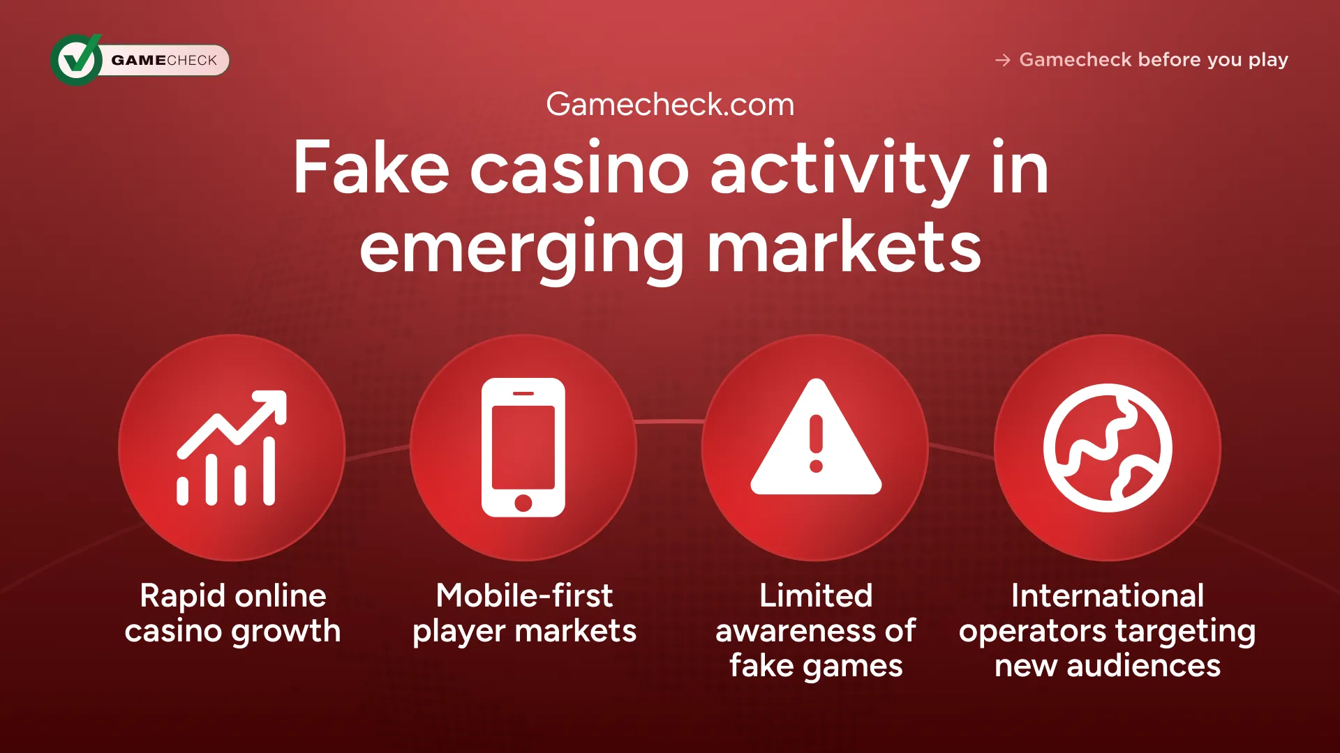 fake casino activity in emerging markets