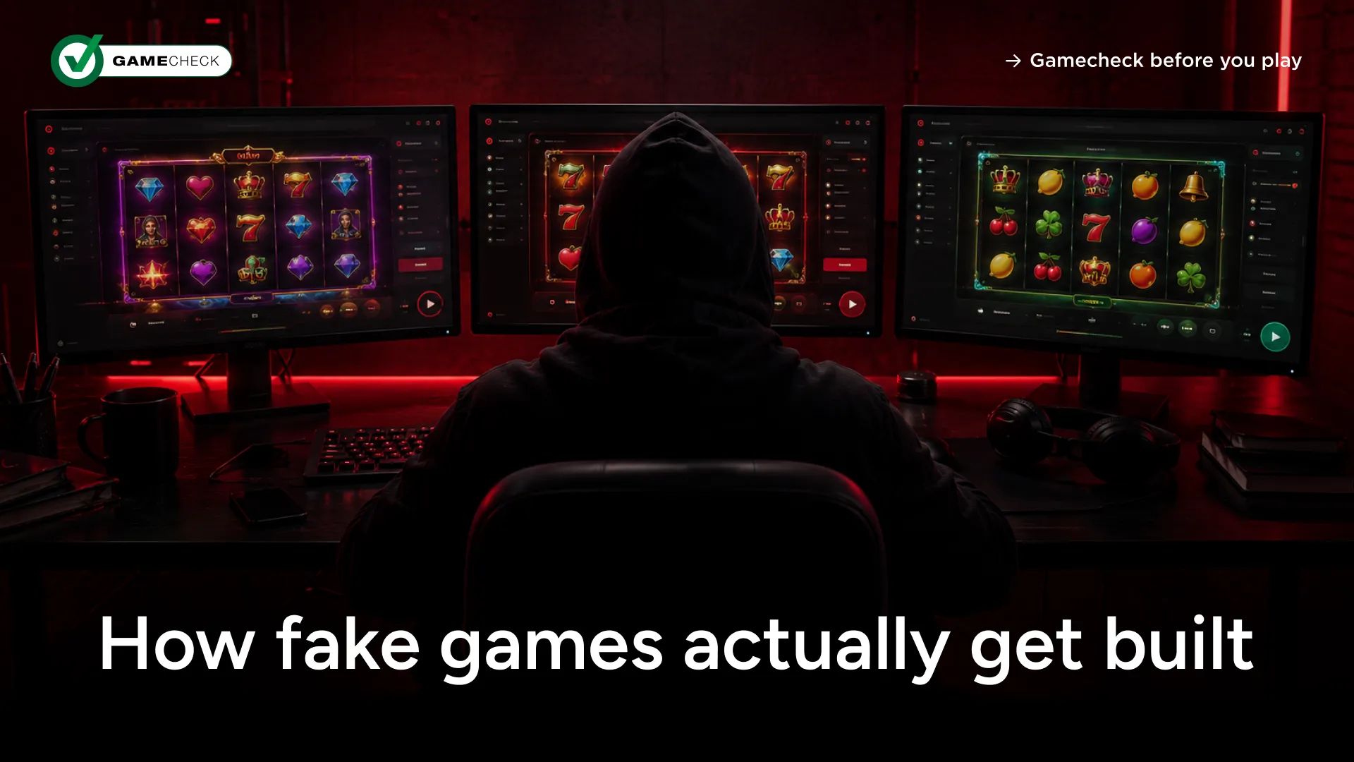 How fake games actually get built