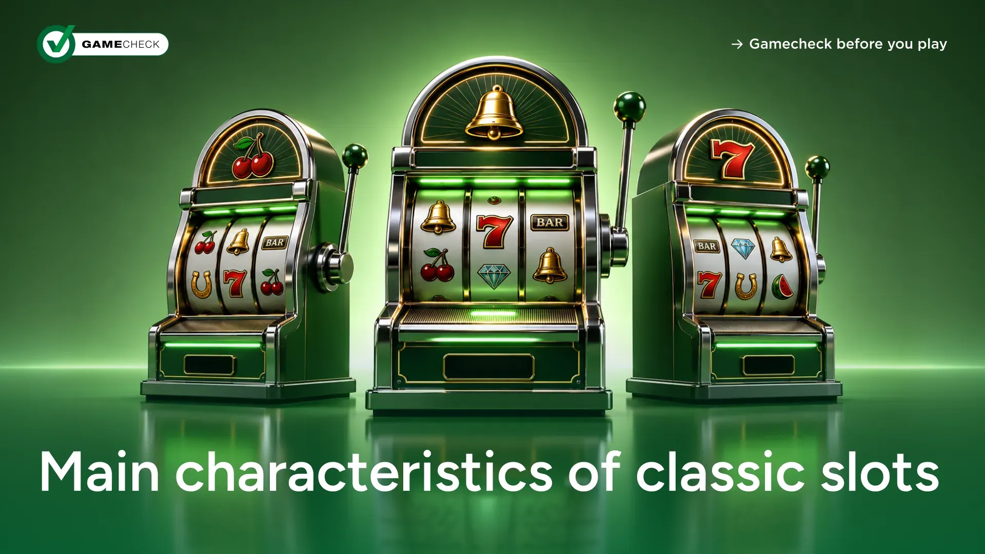 Main characteristics of classic slots
