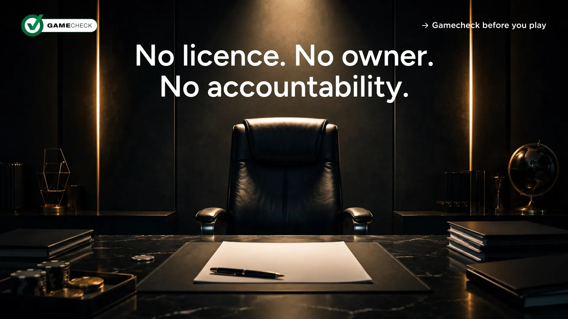 No licence. No owner. No accountability.