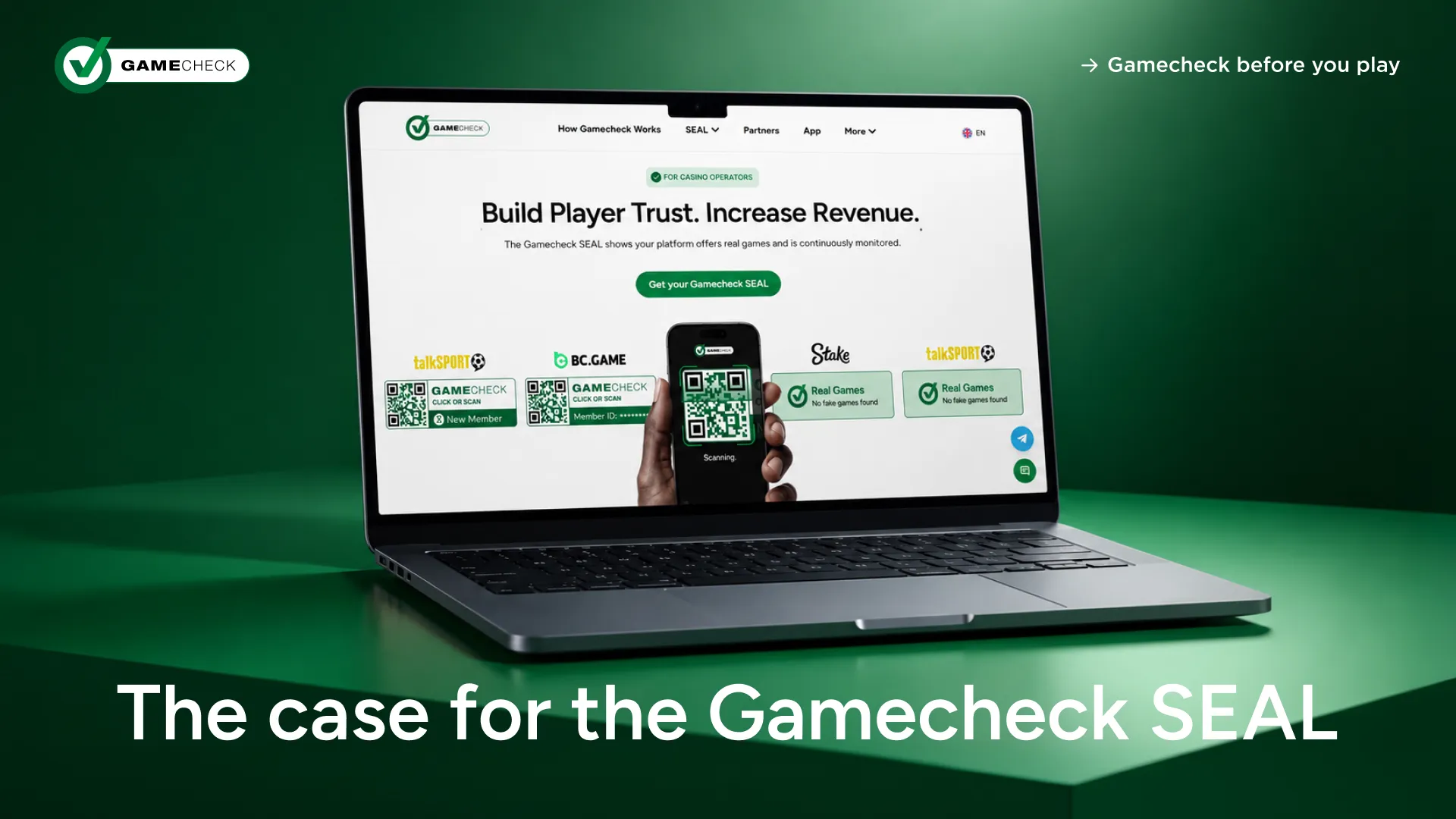The case for the Gamecheck SEAL