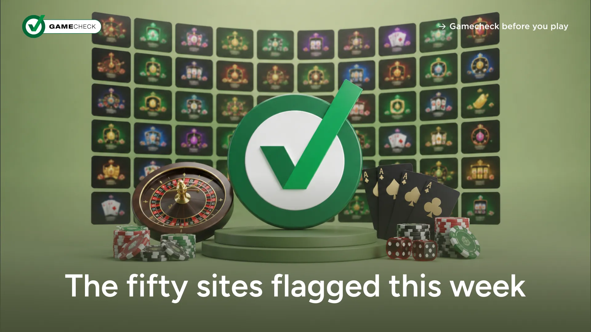 The fifty sites flagged this week