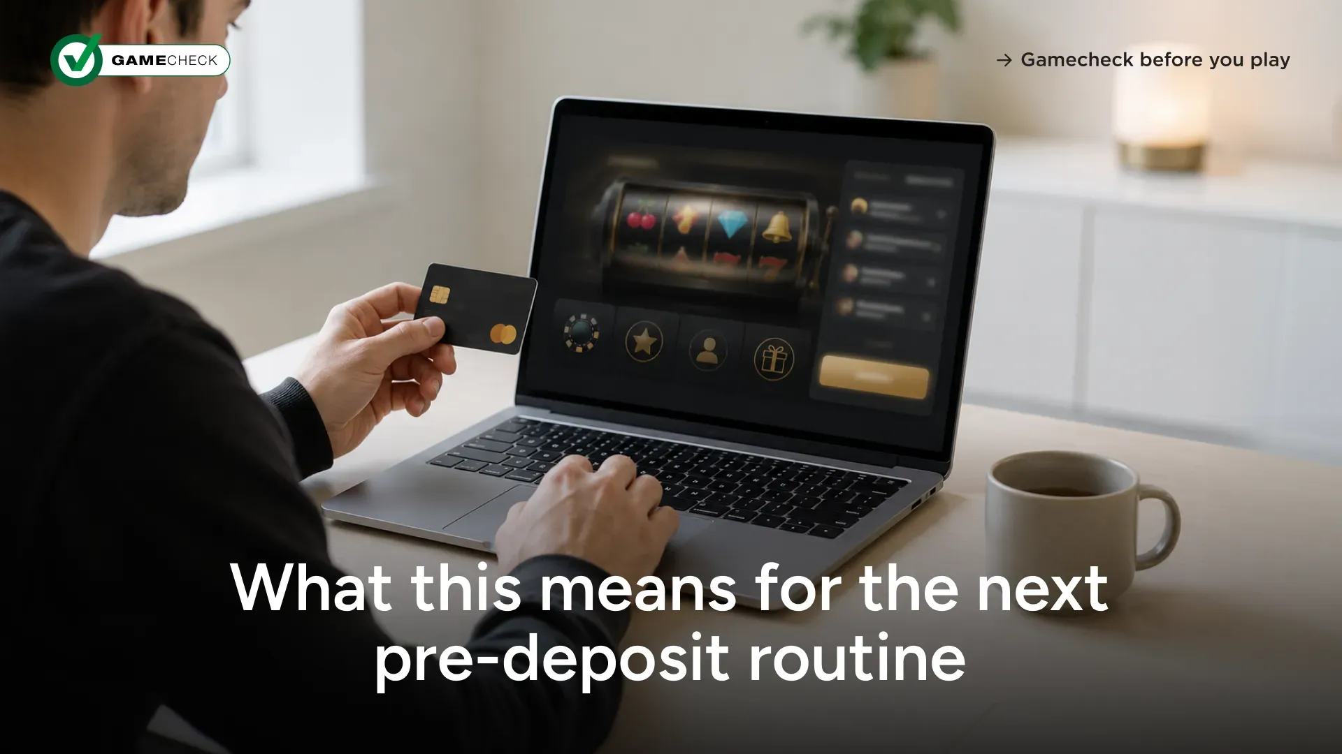What this means for the next pre-deposit routine
